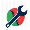 Icon representing craftsmanship with wrench and gear