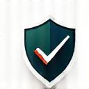 Icon symbolizing integrity with shield and checkmark