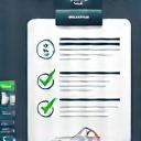 Icon representing cost and timeline estimation for auto service